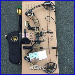 Right Handed Archery Compound Bow and Arrow Set Target/Hunting Adult 19-70Lbs