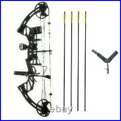 SAS Feud X 30-70 Lbs 19-31 Compound Bow Pro Package 300+FPS Target Hunting