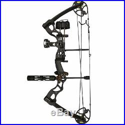 SAS Outrage 55-70 Lbs 25-31 Compound Bow Pro Hunting Ready Package Combo Target
