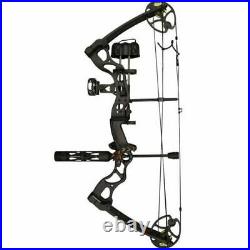 SAS Outrage 70 Lbs 31'' Compound Bow Travel Package with Arrows Hard Case Loaded