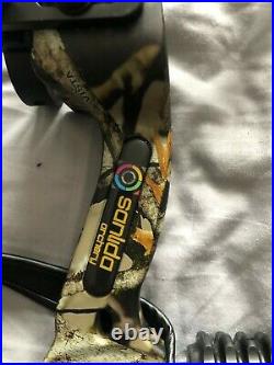 Salinda Compound Bow, Camouflage, upto 70lbs draw weight, excellent condition