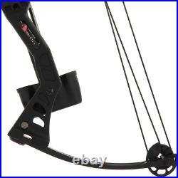 Starter Bow and Arrow 25lb Black Kita Compound With Quiver Arrows & Guards