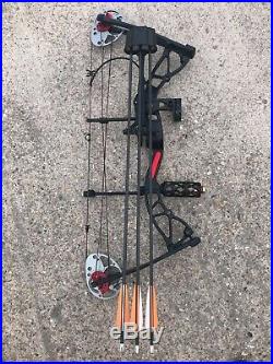 Stealth Hunter Compound Archery Set R/h 20-70 Lbs 17-31 Black