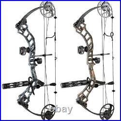 Topoint Archery Compound Bow Kit 19-70lbs Adjustable 320fps Hunting Full Package