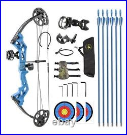 Topoint M3 Compound Bow. Full Package. 10-30lb Draw. Free P&P. BLUE RH