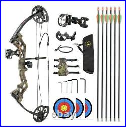 Topoint M3 Compound Bow. Full Package. 10-30lb Draw. Free P&P. CAMO Right hand