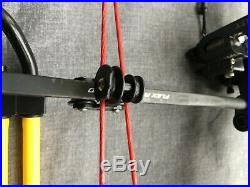 Win&Win Arion-X 37 Compound Bow, 50-60lbs, Draw Length 28-30 RH Black & Extras