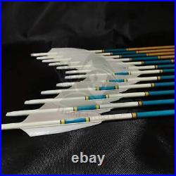 Wooden Archery Arrow Personalized Barelled Arrow For Recurve Longbow Bow Mediev