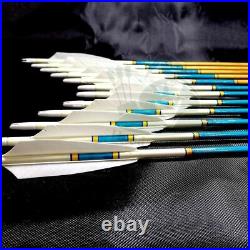 Wooden Archery Arrow Personalized Barelled Arrow For Recurve Longbow Bow Mediev